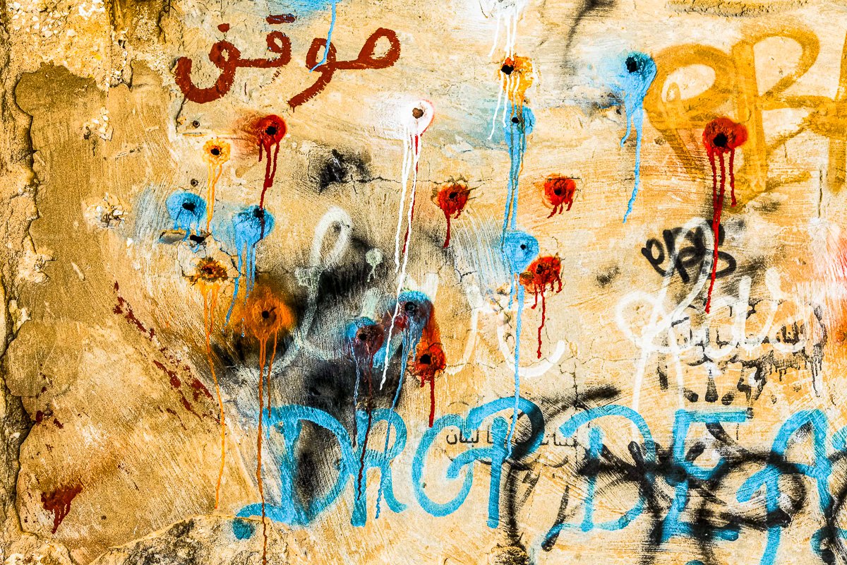 beirut impac balles graffiti 013