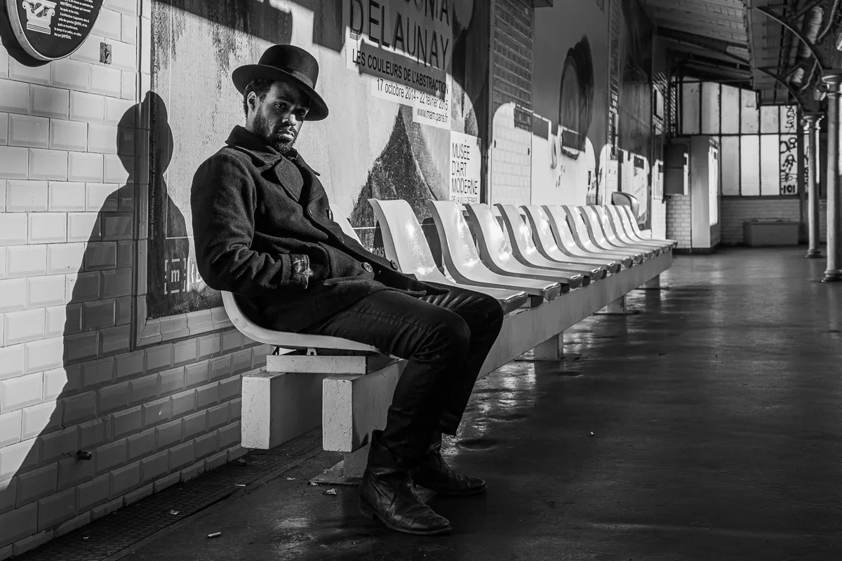 bilal artiste americain portrait metro paris 002