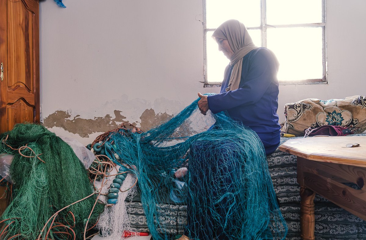 femmes pecheurs belyounech maroc afrique 002