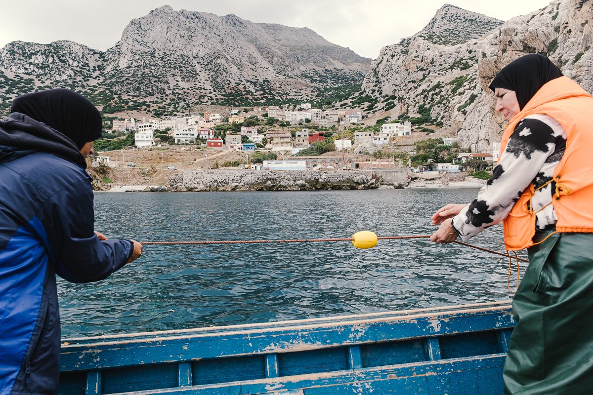 femmes pecheurs belyounech mise en place 013
