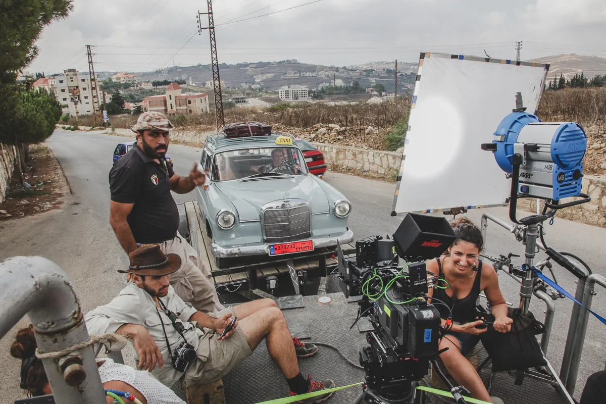 making of liban sud the traveller movie mercedes vinatge