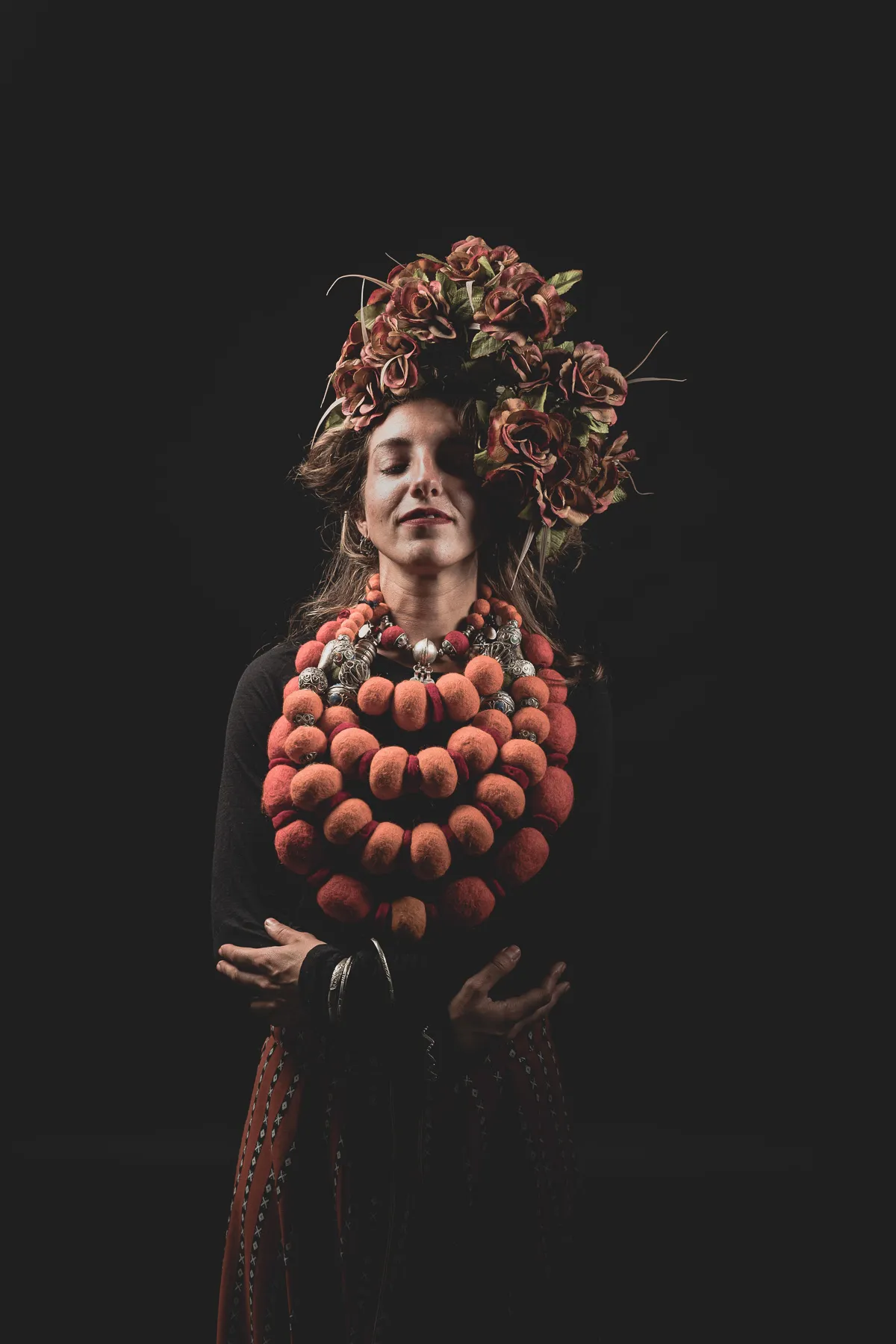 portrait femme artisanat marocain 021