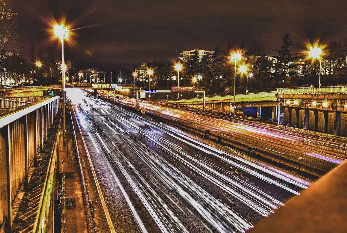 timelapse peripherique parisien