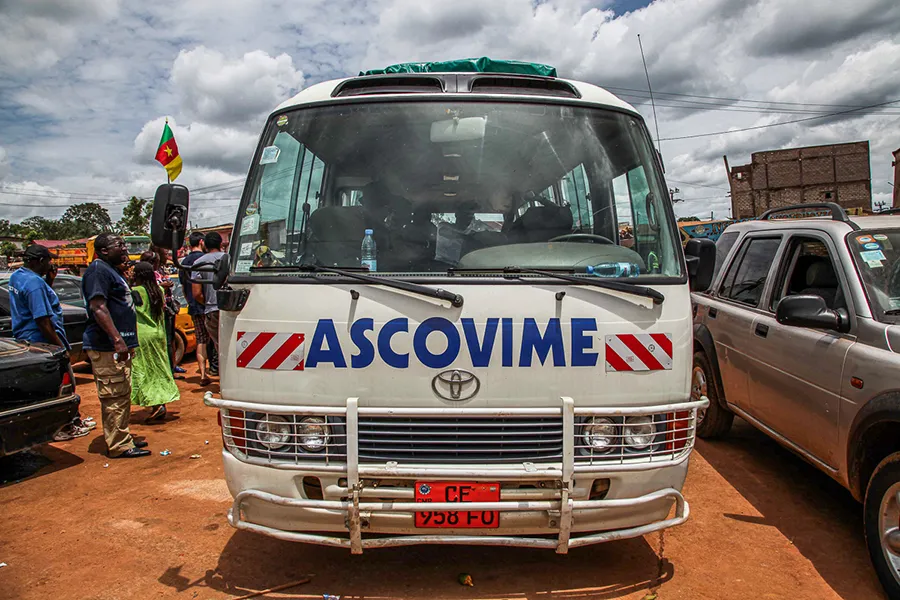 camion ascovime trajet jungle cameroun