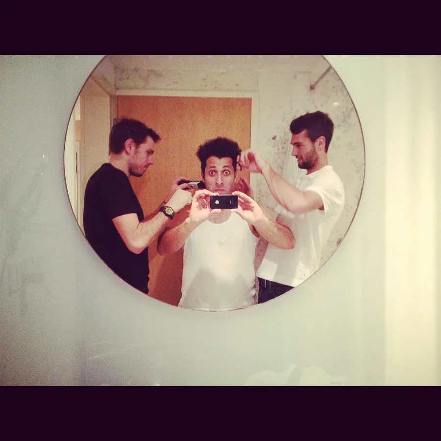 laid liazid benoit paire stan wawrinka coiffure