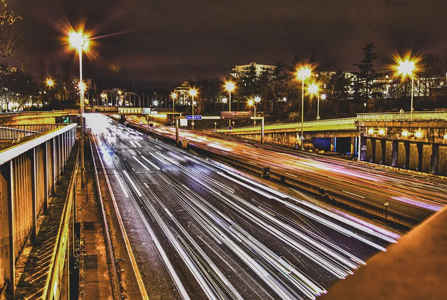 timelapse peripherique parisien